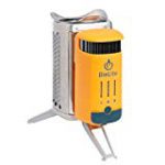 焚き火してスマホの充電